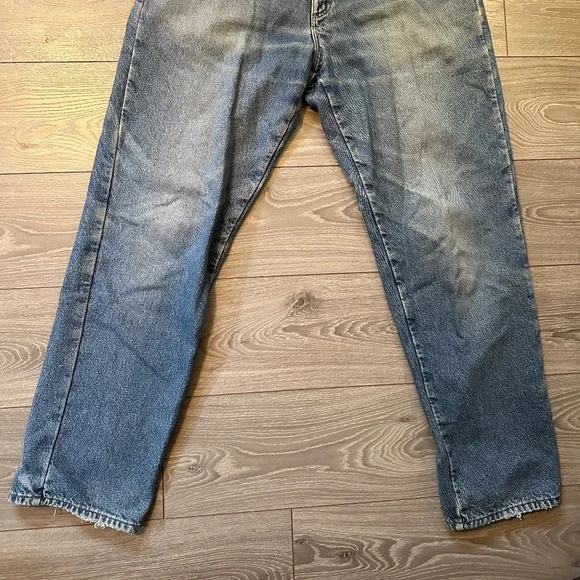 L.L. Bean Vintage Blanket Lined Warm Faded Jeans - Picture 5 of 7